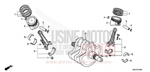 ALBERO MOTORE VT750CSC di 2012